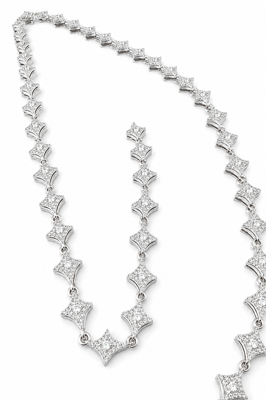 Prey on the Weak Necklace – 15CTW DVVS1 Moissanite | 925 Silver & 18K Vermeil Gold