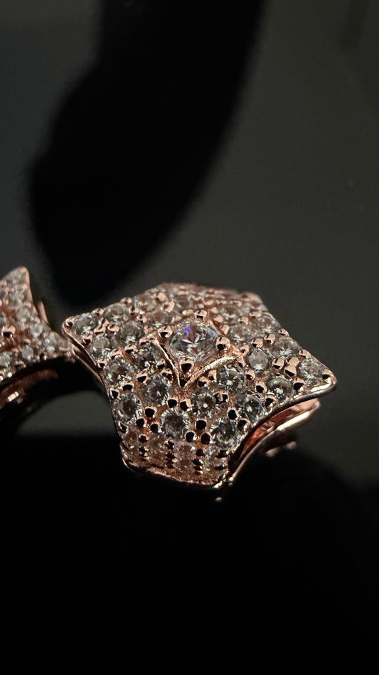 Starlink Bracelet – FL-IF Moissanite, 925 Silver & 14K Rose Vermeil