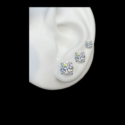 Gelati's Glacial Magnetic Diamond Earrings