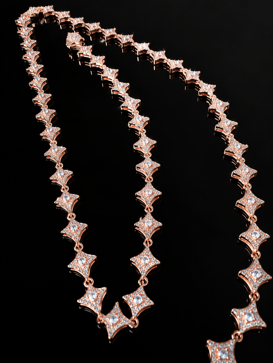 Prey on the Weak Necklace – 15CTW DVVS1 Moissanite, 925 Silver & 18K Vermeil