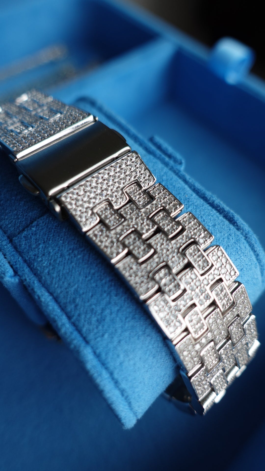 Gelati's Custom BussDown 35 CT G-shock In FL-Flawless Lab Moissanite Diamonds & Solid 925 Sterling silver and 18k Vermeil Gold - Limited Gold Dial Edition