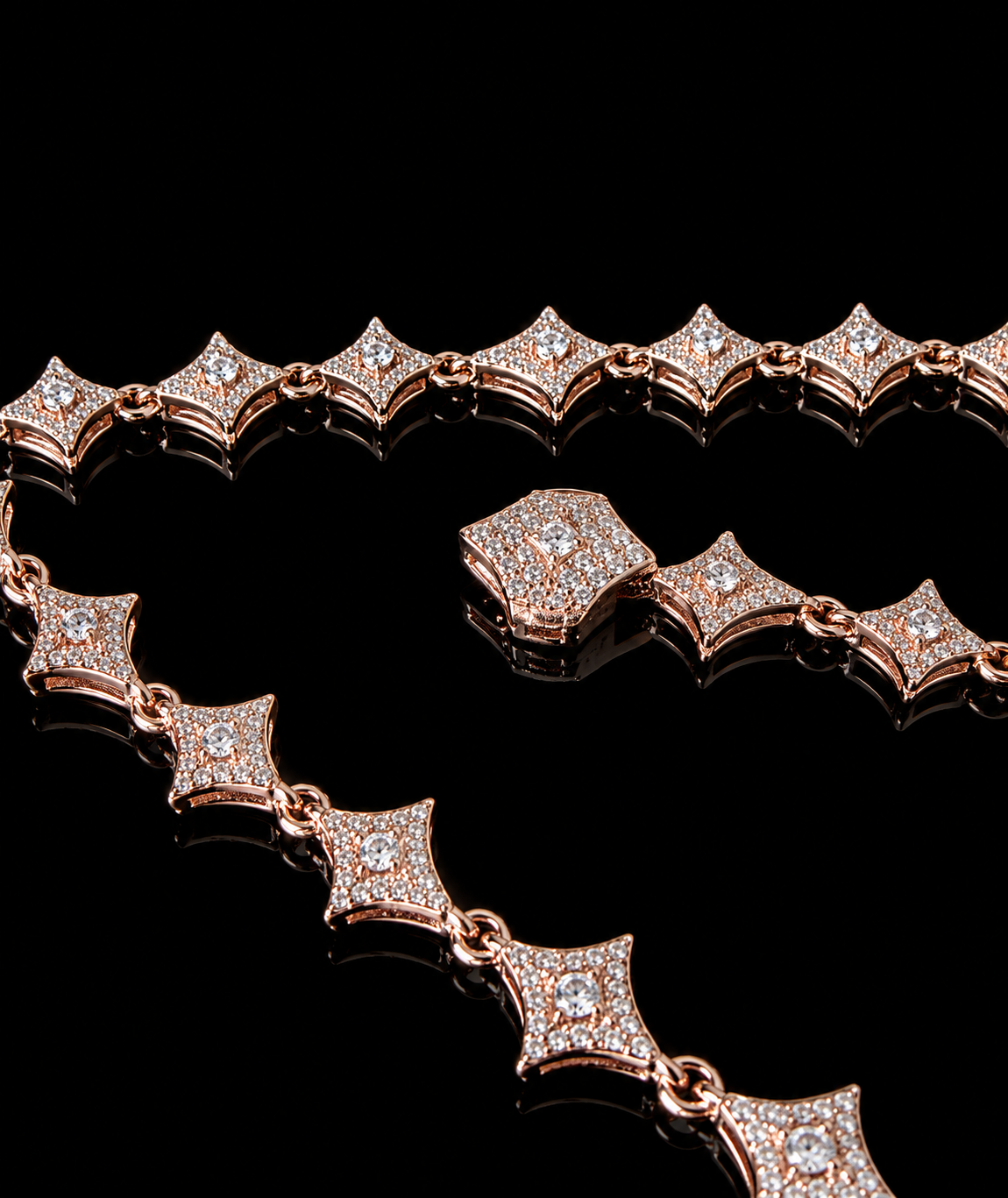 Prey on the Weak Necklace – 15CTW DVVS1 Moissanite, 925 Silver & 18K Vermeil