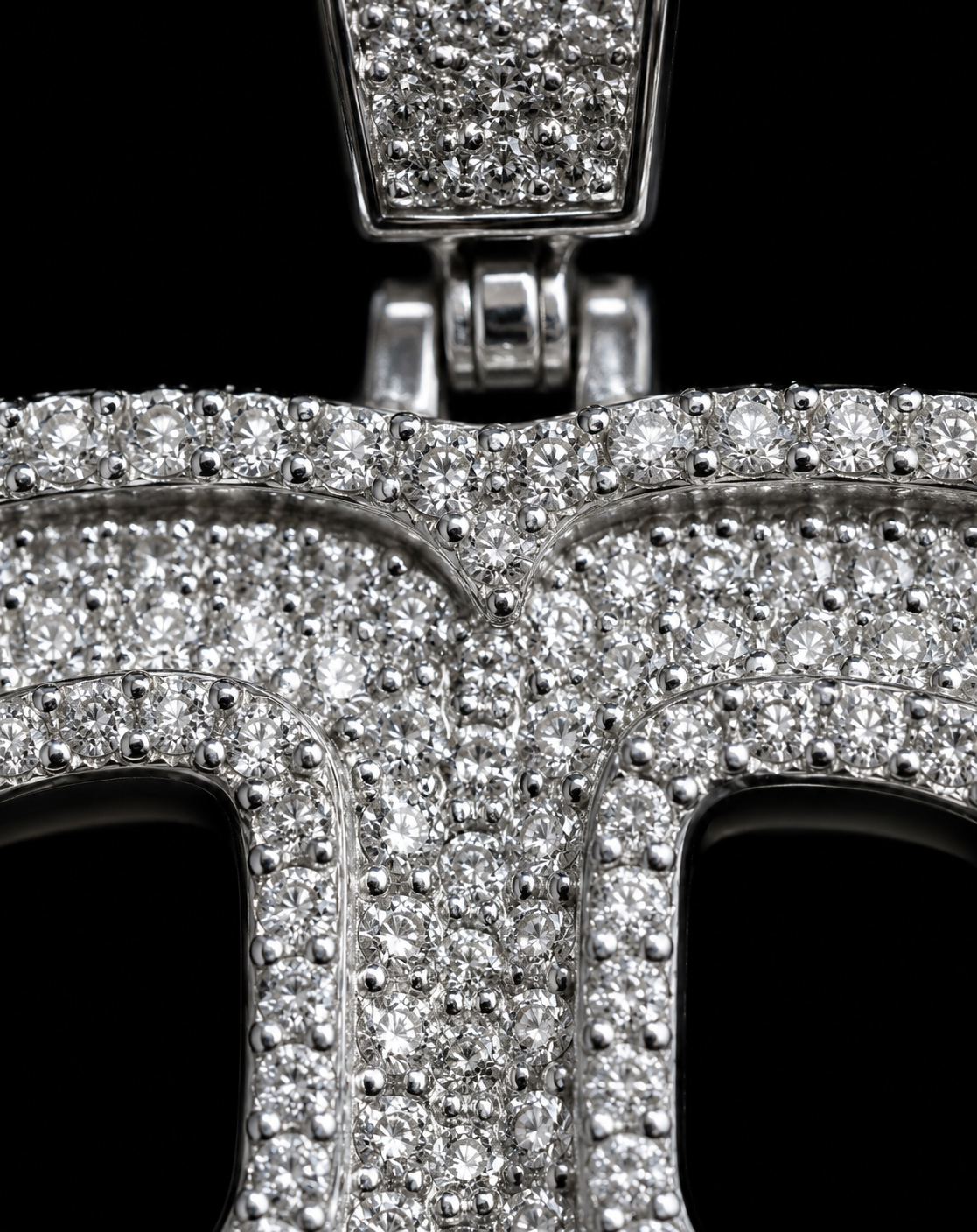 Custom LA Design Initial Pendant – FL-IF Moissanite, 925 Silver & 18K Vermeil (Personalized)