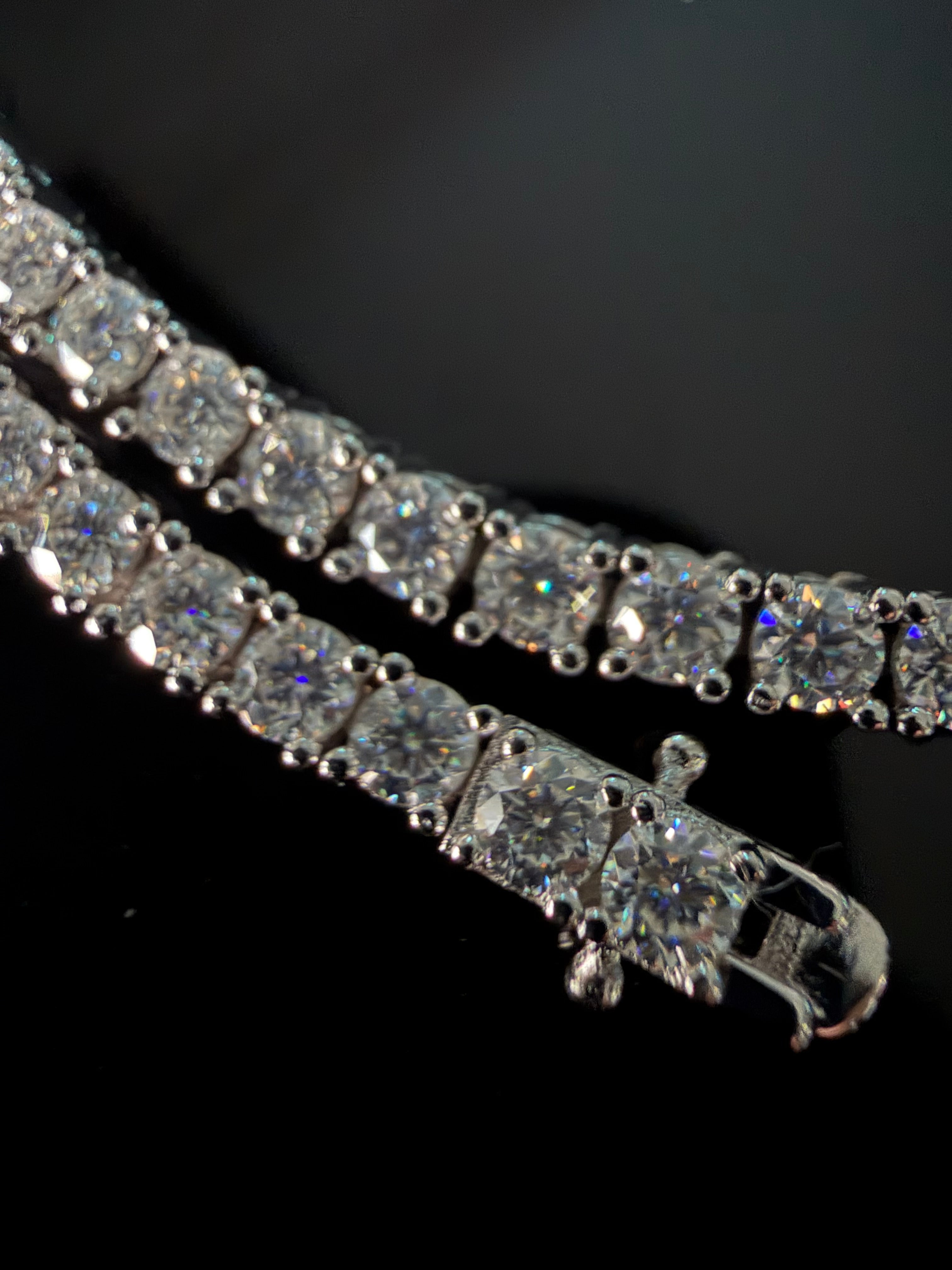 Gelati's Signature Diamond Emerald Cut Tennis Bracelet in 925 Silver & 18k Vermeil Gold