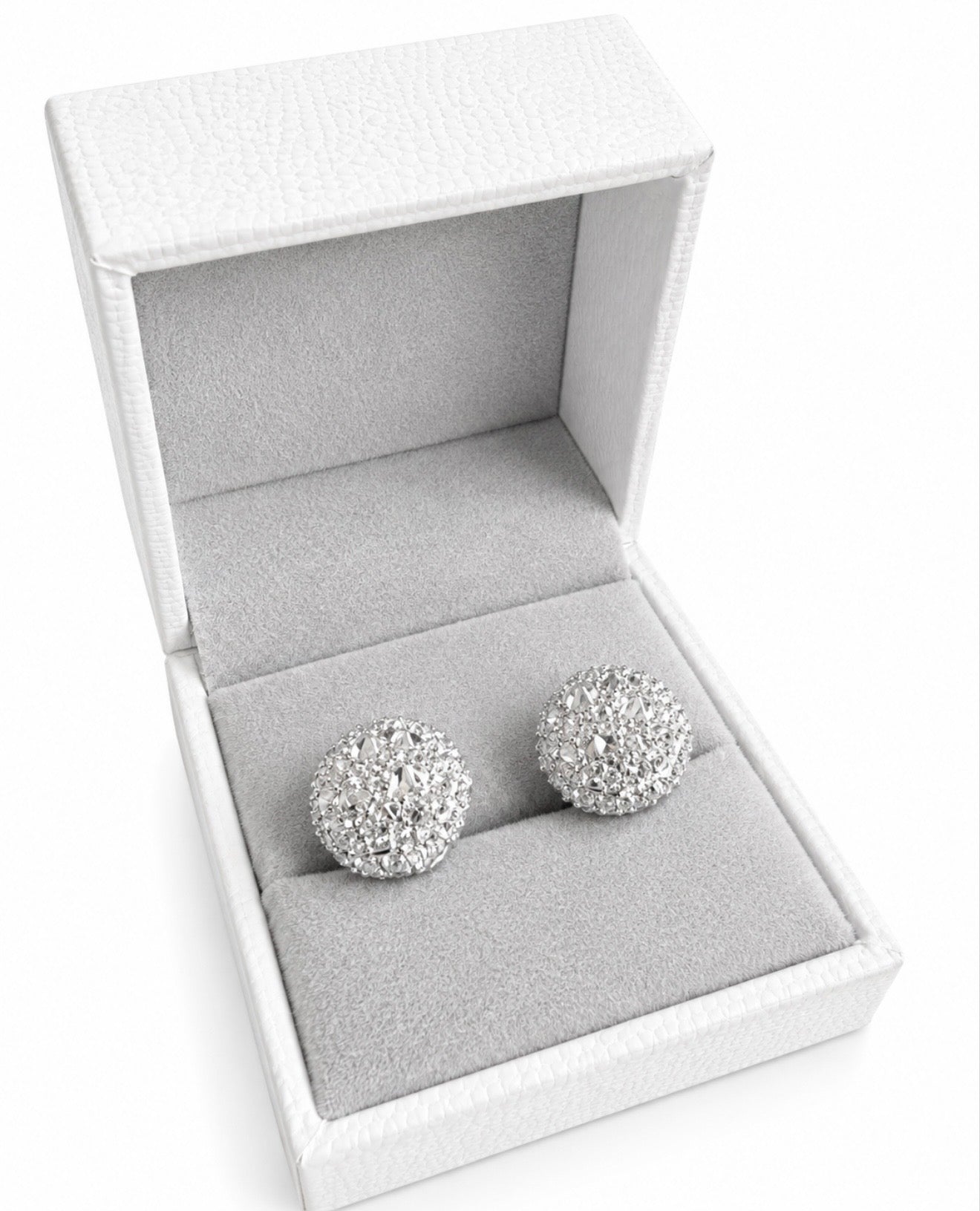 GELATI LIMITED | SPIKED DIAMONDS METEORIC EARRINGS - FL-IF LAB MOISSANITE DIAMONDS - 925