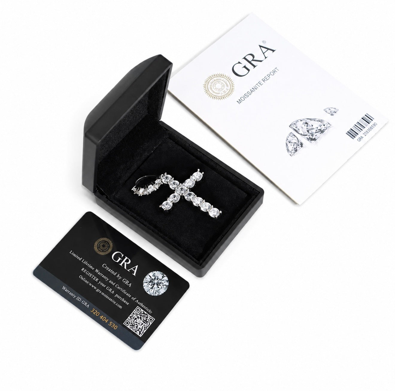 GELATI’S BESPOKE “METEORIC” DIAMOND CROSS + 18K VERMEIL GOLD INSERTS