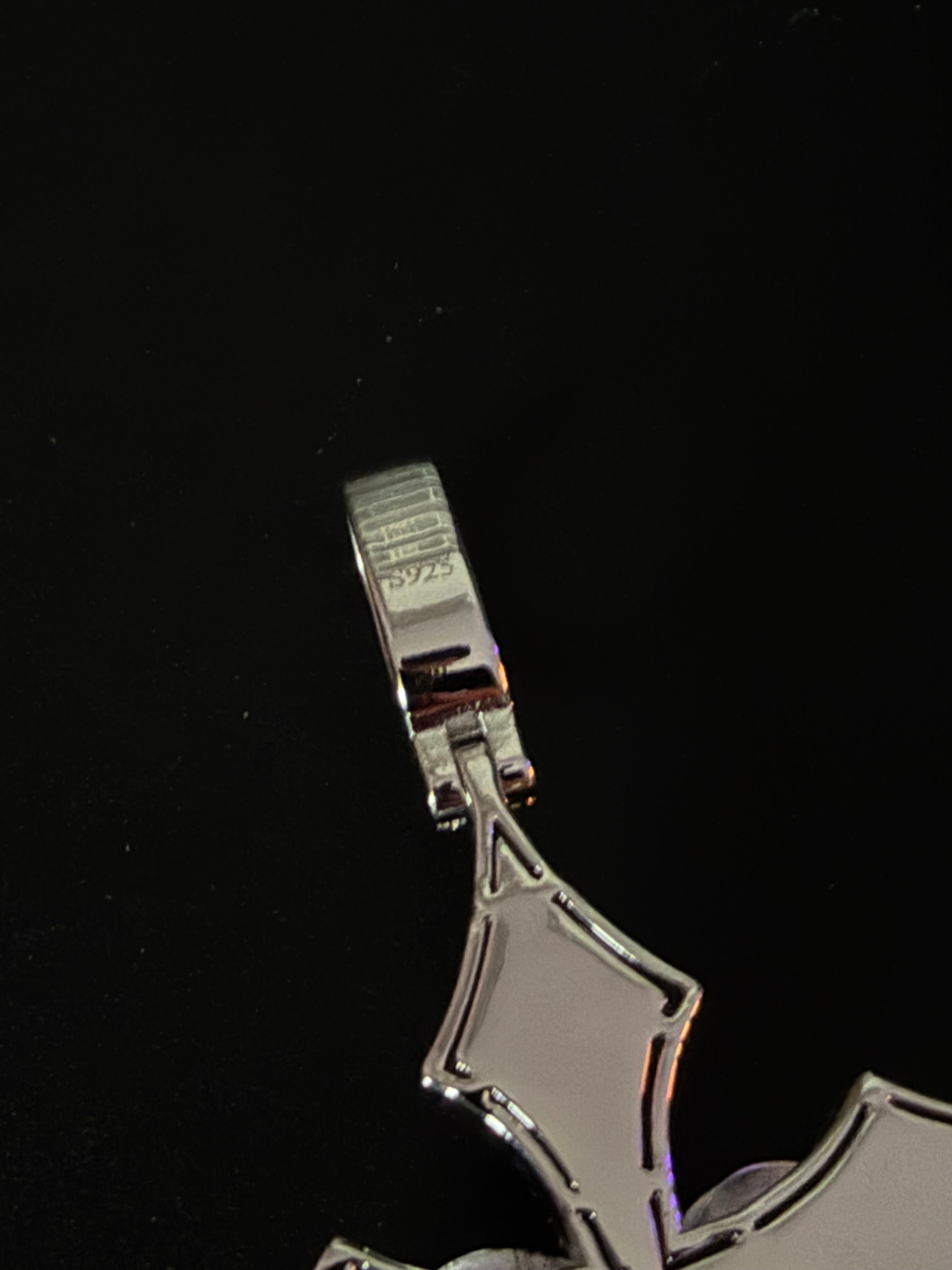 Gelati's Bespoke Infinity Crucifix IF-FL Lab Moissanite Diamond Pendant in Solid 925 Sterling Silver & 18 Vermeil Gold