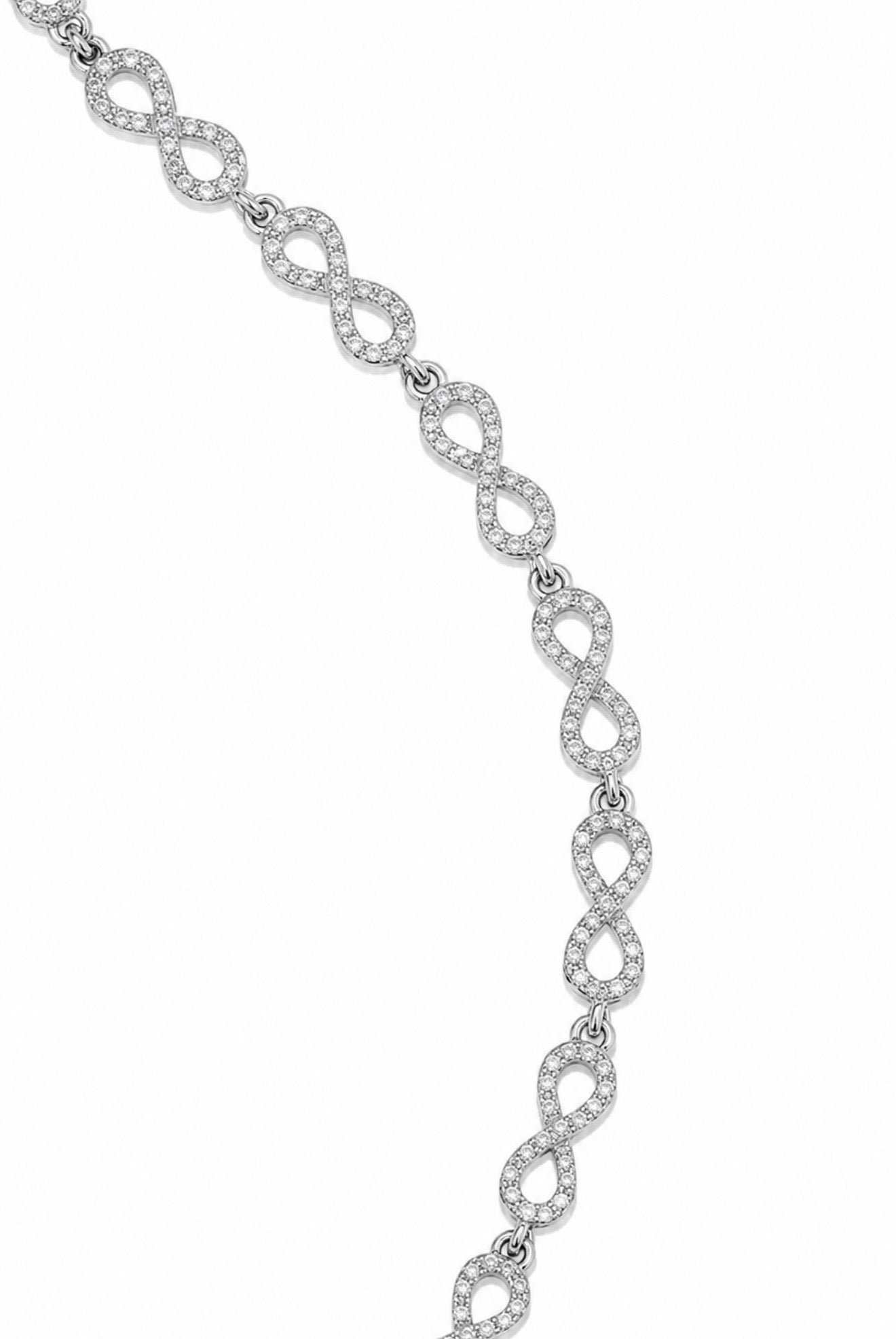 LUNARIA INFINITY LINK HCD Diamond NECKLACE – 925 STERLING SILVER & TITANIUM WITH 18K VERMEIL GOLD