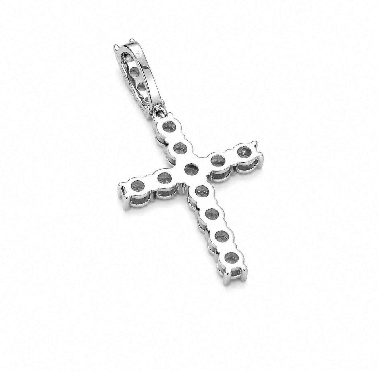 GELATI’S BESPOKE “METEORIC” DIAMOND CROSS + 18K VERMEIL GOLD INSERTS