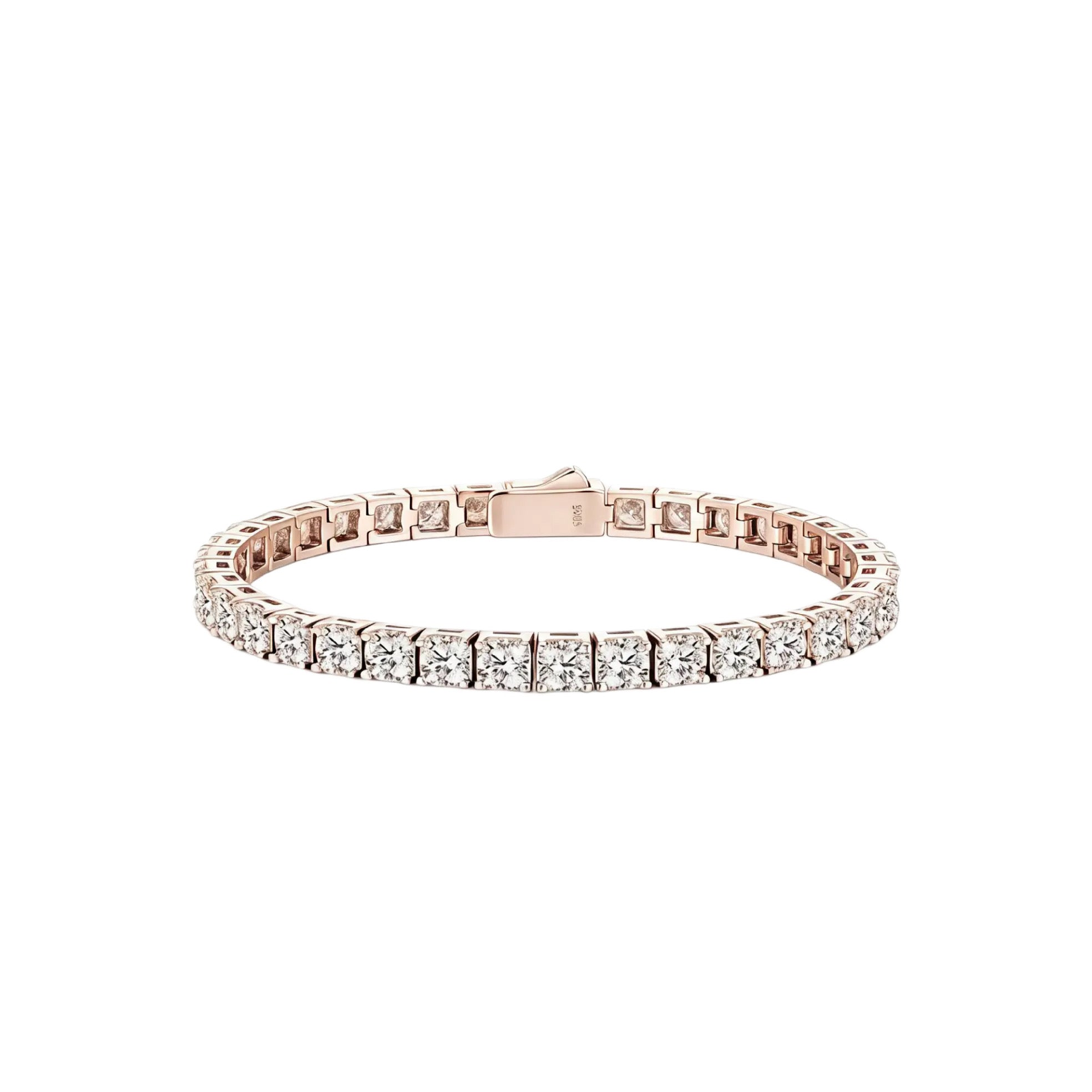 Gelati Sottozero Diamond Tennis Bracelet | DVVS1 Lab Moissanite| 925 Sterling Silver |18K Vermeil Gold