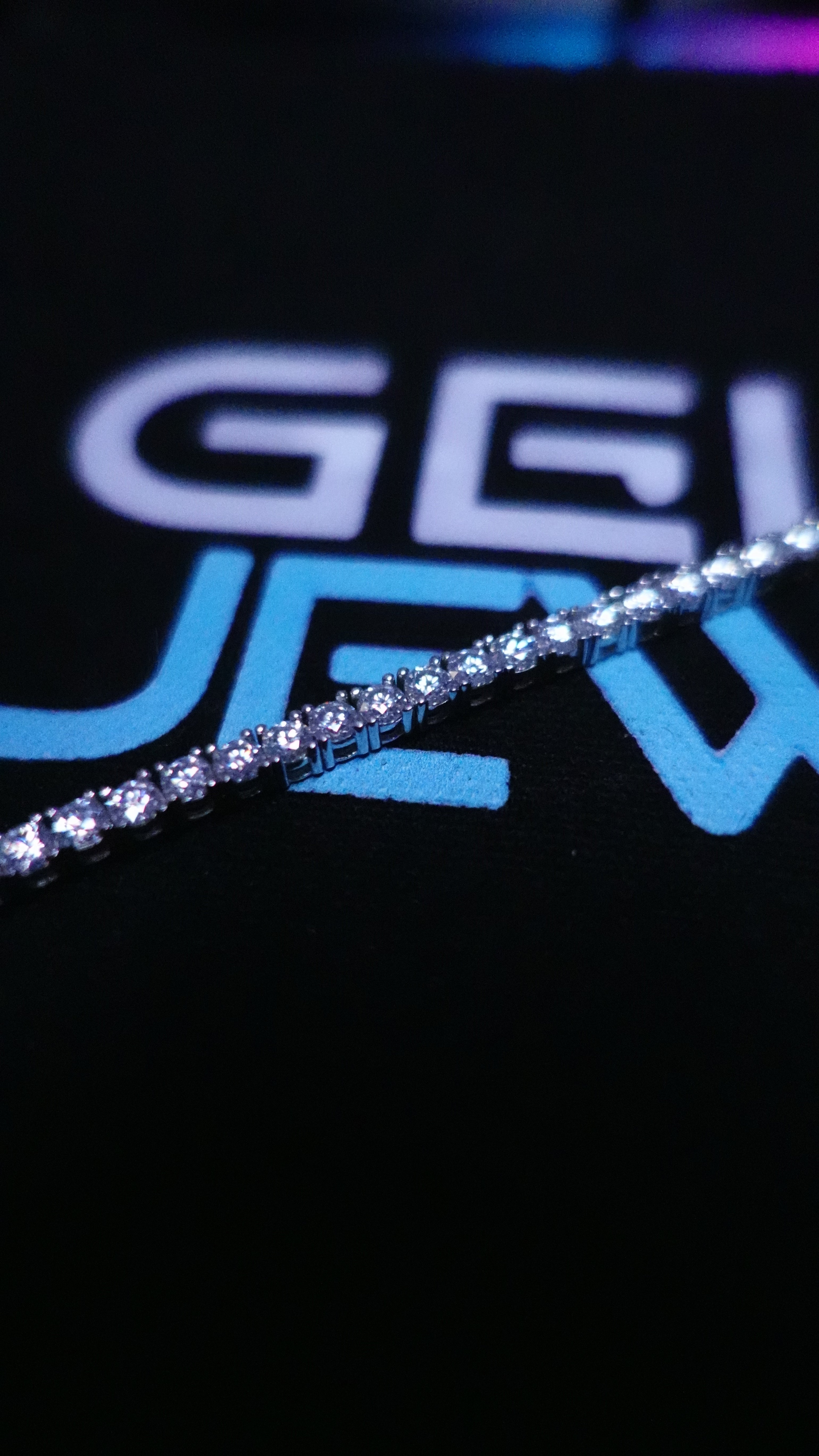 Gelati's Signature Diamond Emerald Cut Tennis Bracelet in 925 Silver & 18k Vermeil Gold