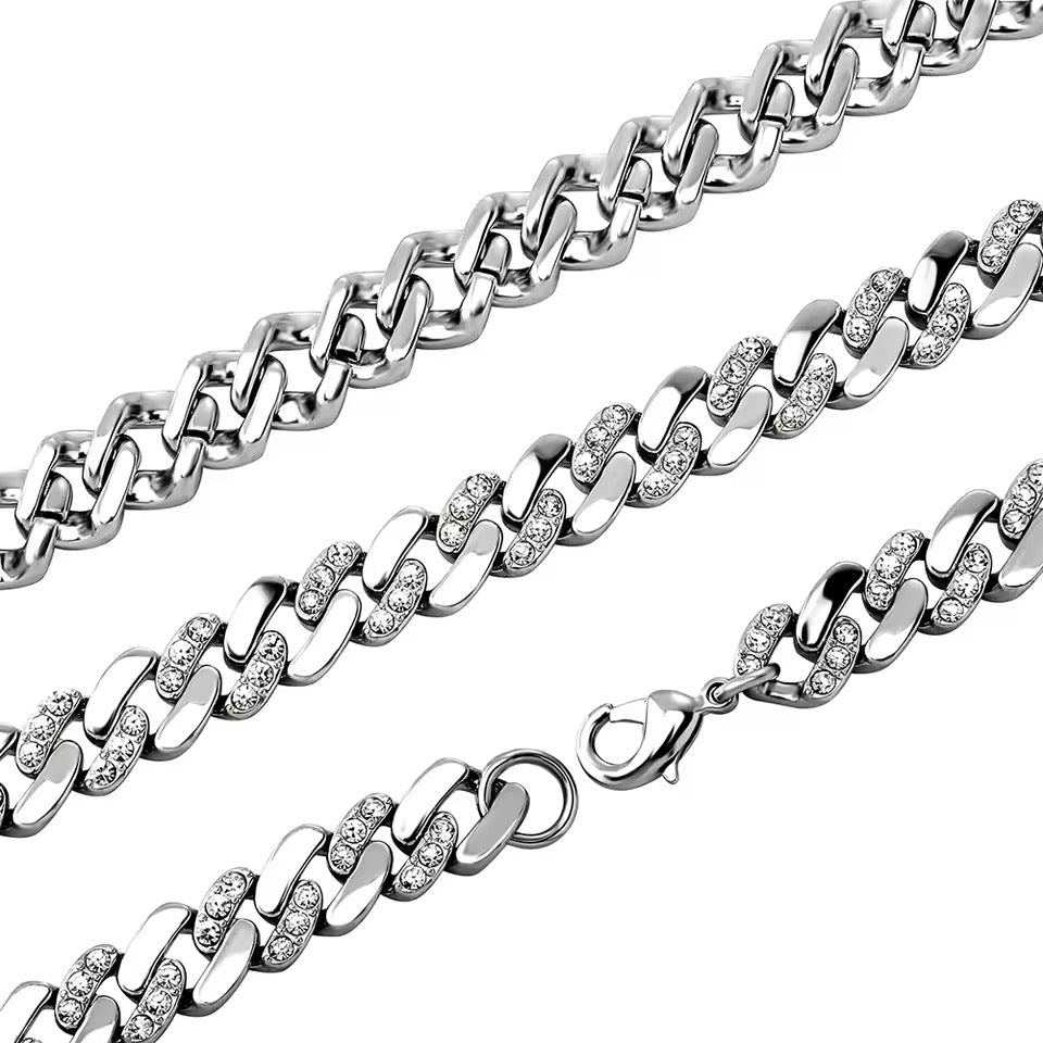 GELATI HCD DIAMOND TWO TONE PLAIN BRACELET IN SOLID TITANIUM | 18K VERMEIL