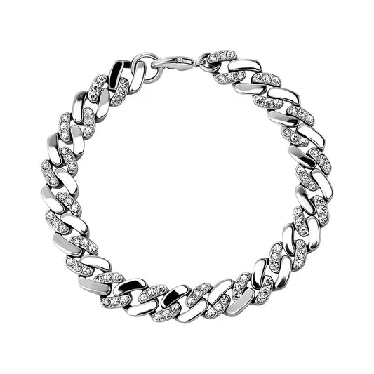GELATI CB DIAMOND TWO TONE PLAIN BRACELET IN SOLID TITANIUM | 18K VERMEIL