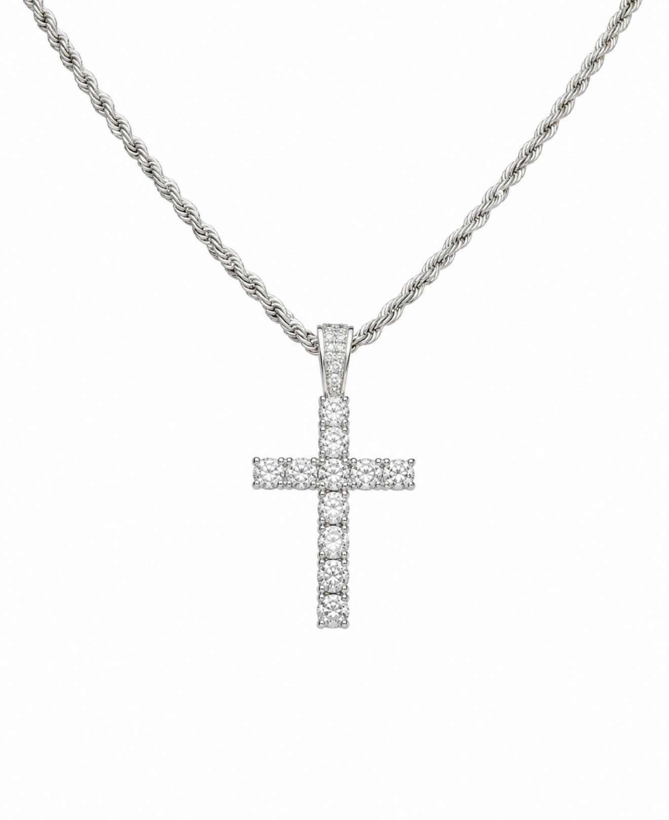 GELATI’S BESPOKE “METEORIC” DIAMOND CROSS + 18K VERMEIL GOLD INSERTS