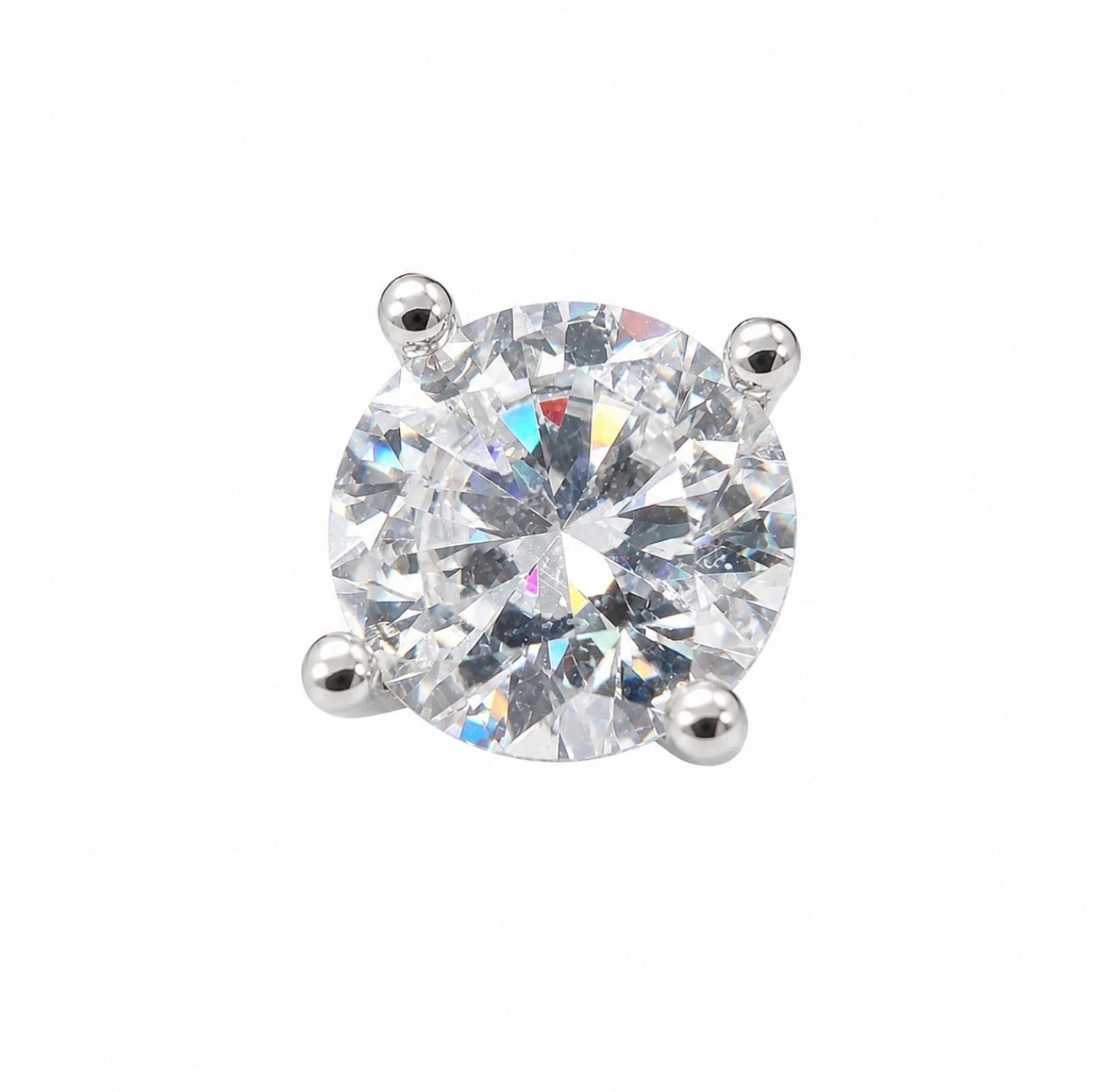 LUNAR 2.5CTW EARRINGS – FL-IF D-COLOR 3EX MOISSANITE, 925 SILVER & 18K VERMEIL
