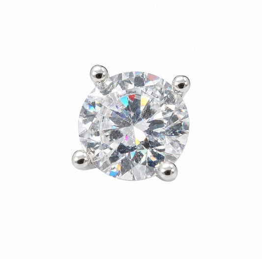 LUNAR 2.5CTW EARRINGS – FL-IF D-COLOR 3EX MOISSANITE, 925 SILVER & 18K VERMEIL