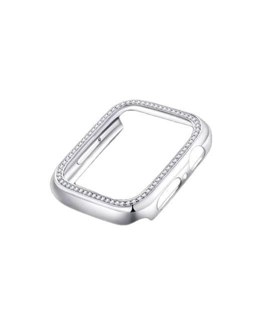 Gelati Custom Apple Watch Solid Titanium Case | VVS1 Moissanite Diamond with 18k Vermeil Gold Accents