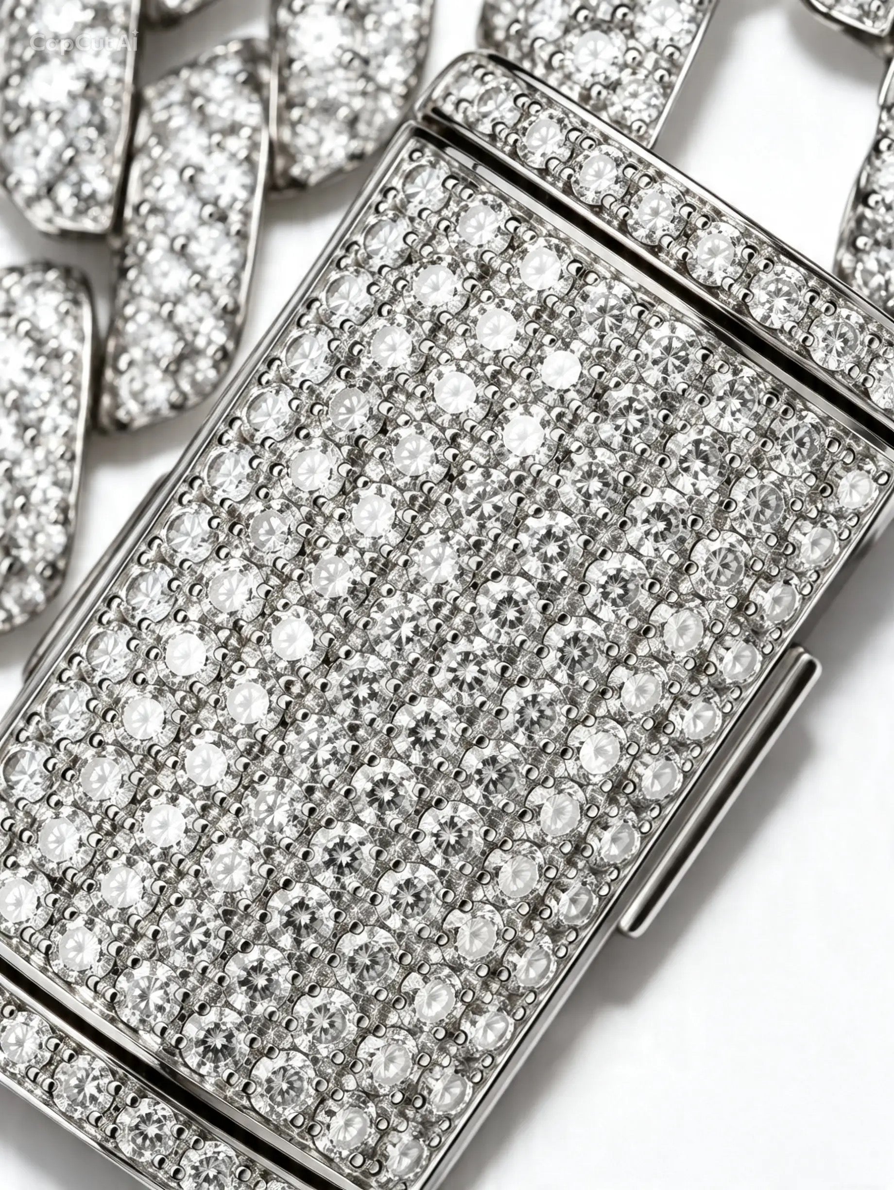 Gelati Ascension Miami Cuban Link | FL-IF Flawless D-Color Moissanite Diamonds|925 Silver & 18K Vermeil