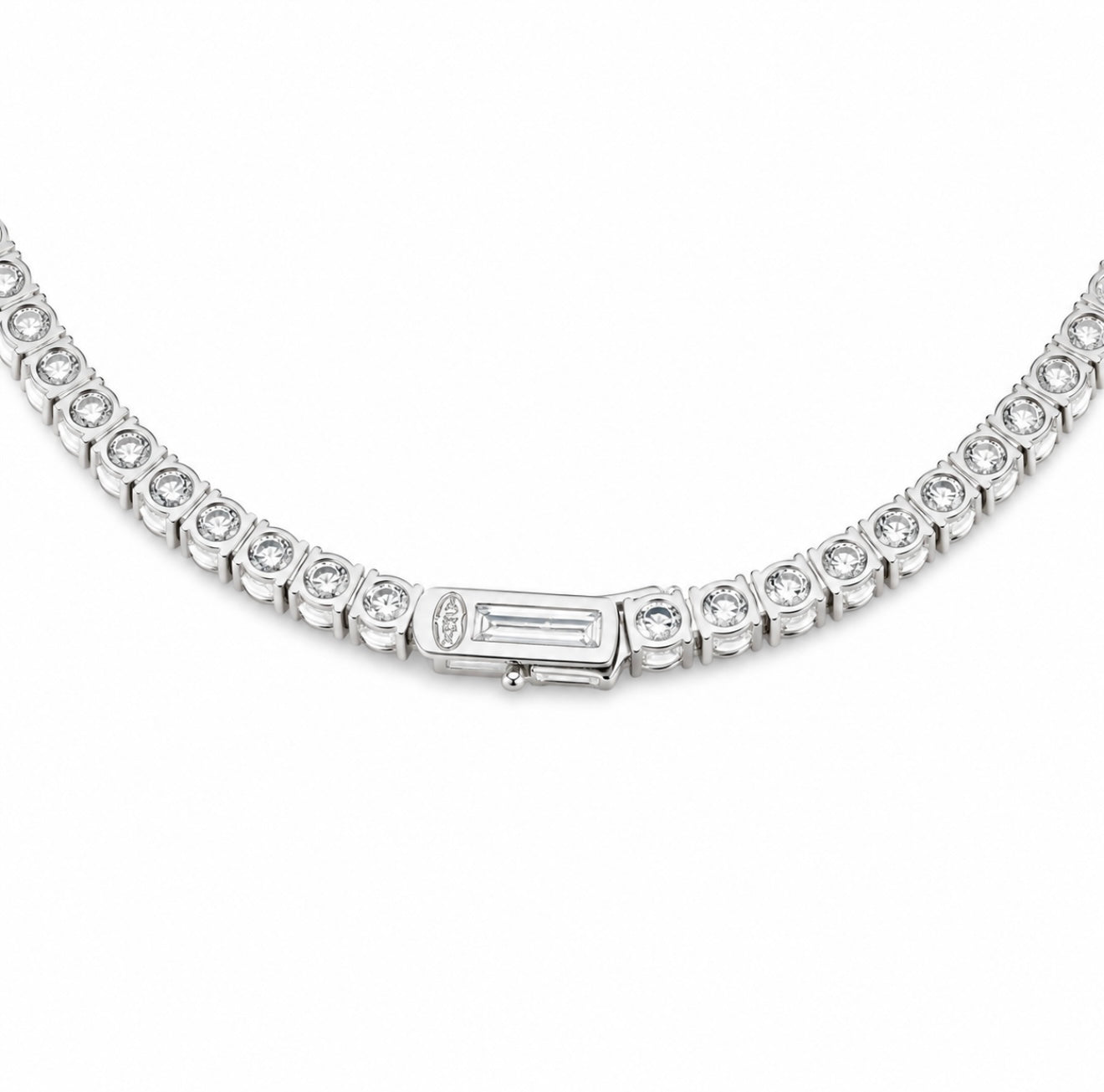 GELATI’S BLUE SAPPHIRE “LUCE DI NOTTE” TENNIS CHAIN & BRACELET – FEATURING SYNTHETIC SAPPHIRES & 18K VERMEIL GOLD INSERTS