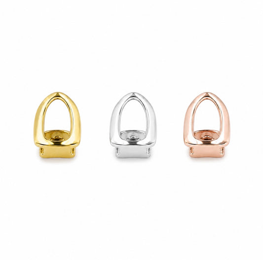 GELATI GRILLZ HOLLOW PLAIN TOOTHCAP IN SOLID TITANIUM & 18K VERMEIL GOLD