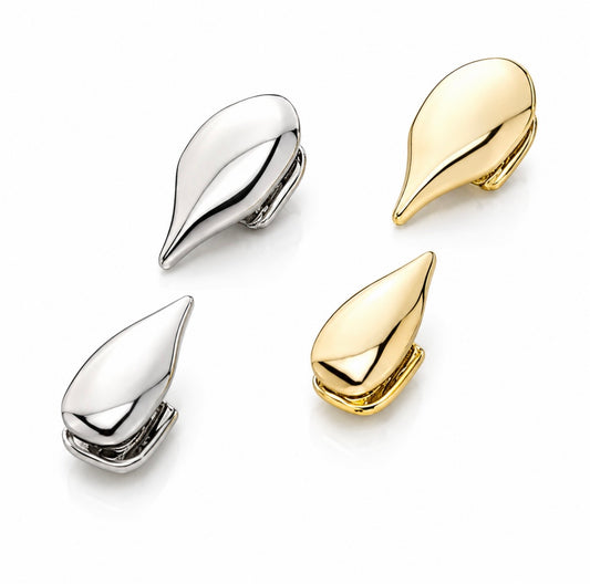GELATI GRILLZ FANGZ TOOTH CAP – IN SOLID TITANIUM & 18K GOLD INSERTS