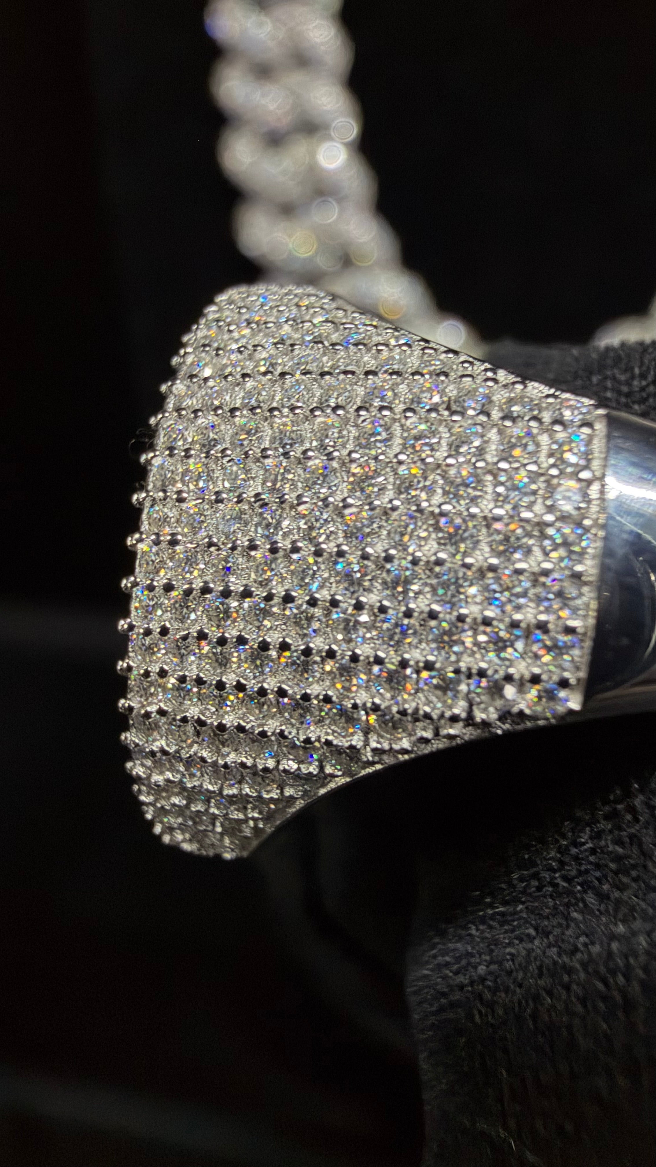 GELATI SOUL REAPER DIAMOND RING | FL-IF MOISSANITE Diamond | SOLID 925 STERLING SILVER & 18K VERMEIL GOLD