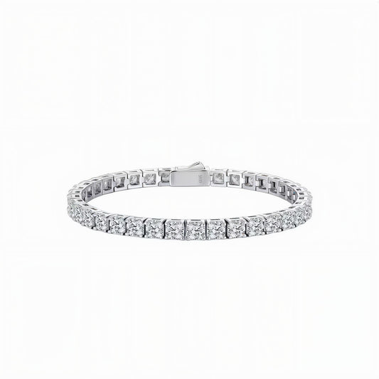 Gelati Sottozero Diamond Tennis Bracelet | DVVS1 Lab Moissanite| 925 Sterling Silver |18K Vermeil Gold