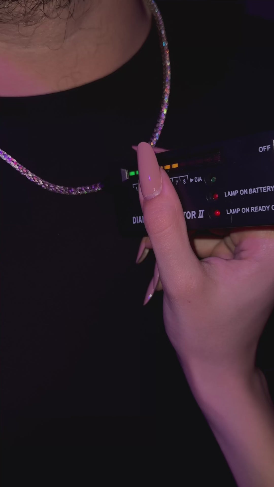 Gelati's Bespoke "Anturi"  Diamond Tennis Necklace in 999 Italian Silver & 18k Vermeil Gold - VVS1/CB 15Ctw